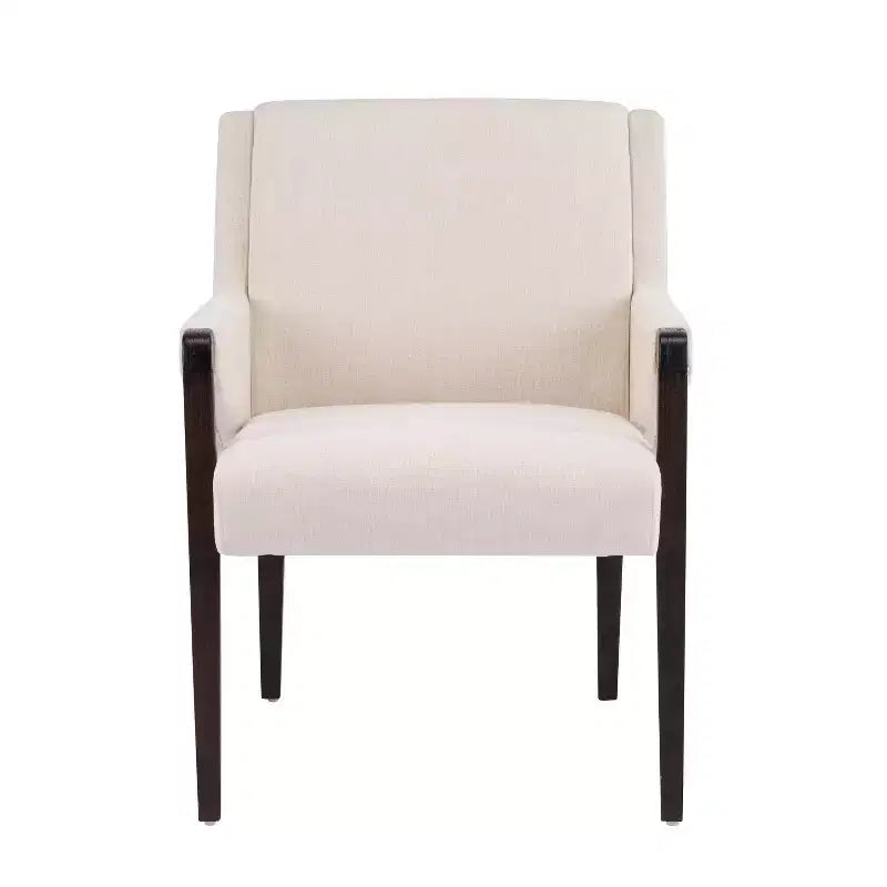 Christopher Knight Home Selena 7 Piece Mid-Century Modern Upholstered Dining Chairs with Rectangle Table