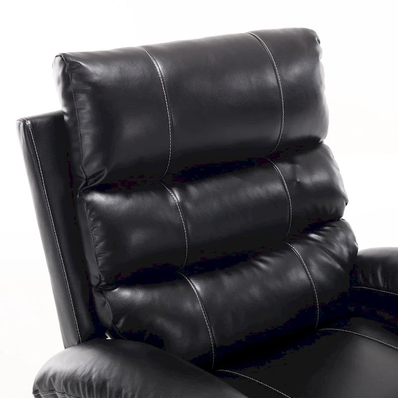 Fauteuil inclinable releveur avec 8 points de massage, chaleur lombaire et porte-gobelets — Pour seniors