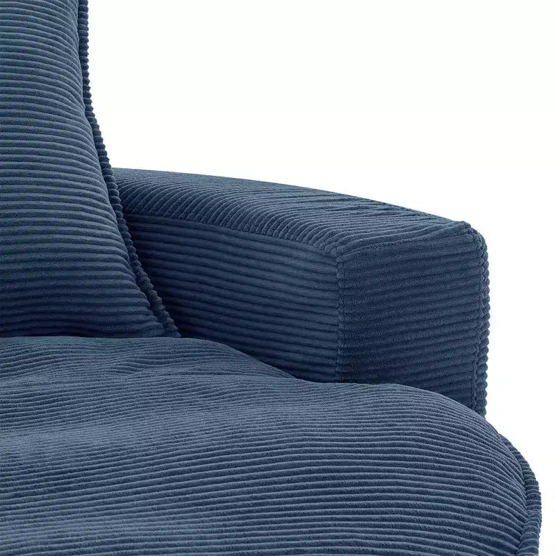 360 Swivel Accent Chair, Barrel Chair Swivel Round Sofa Chair with Cushion for Living Room