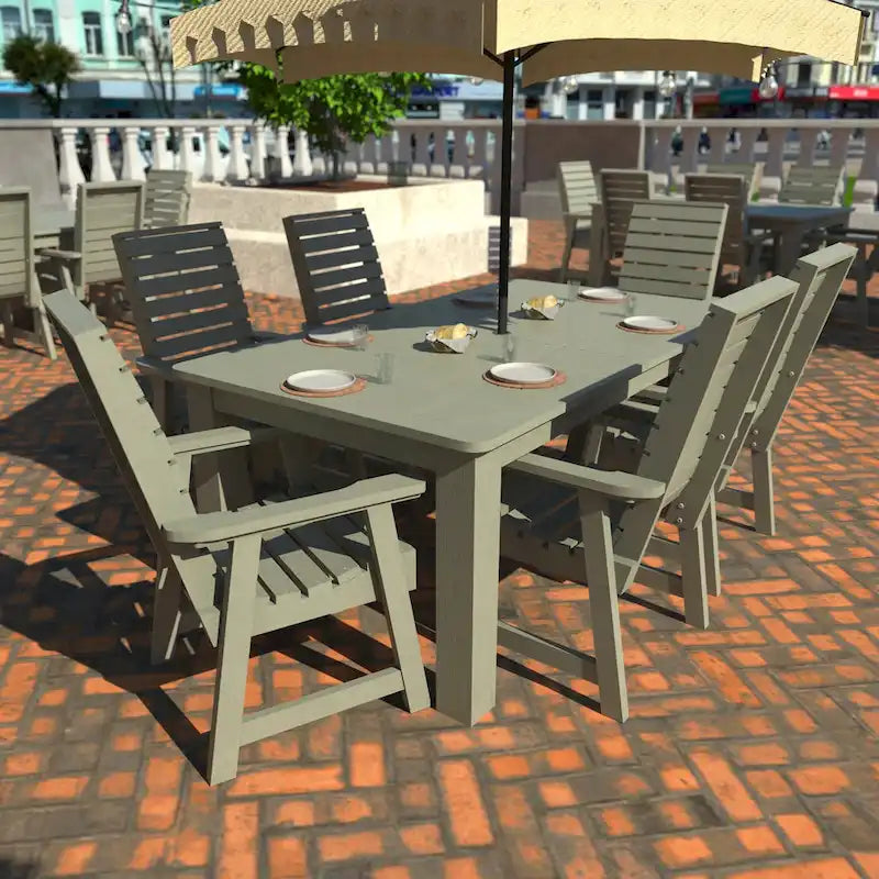 HIGHWOOD PROFESSIONAL 7- Piece Outdoor Dining Set 42x72