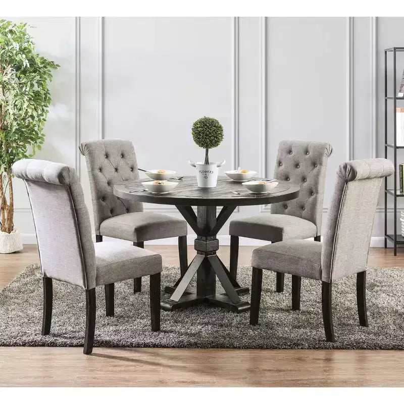 5pc Hedgeburn Round Dining Set - HOMES: Inside + Out