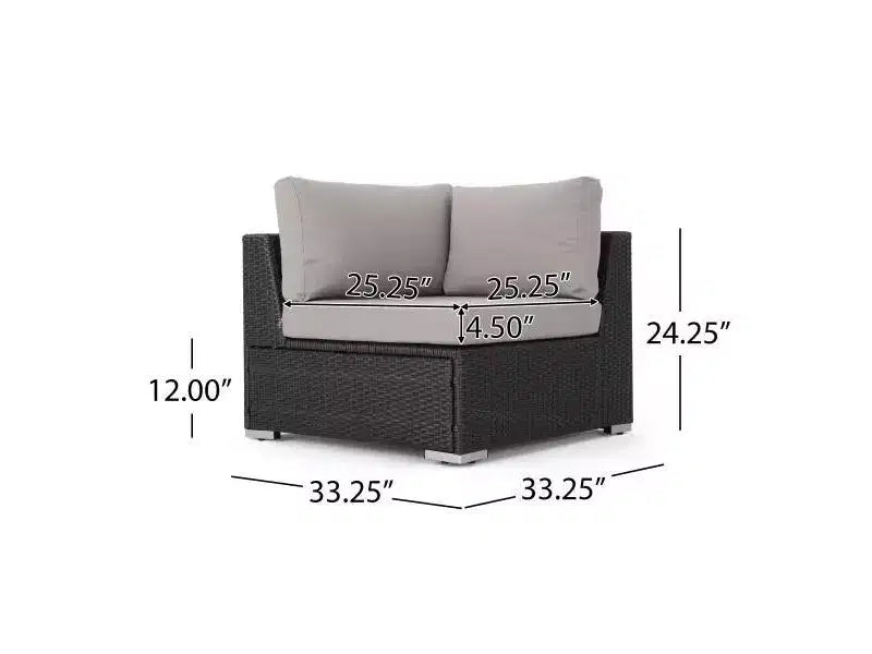 Santa Rosa 11pc Wicker Seating Set - Christopher Knight Home