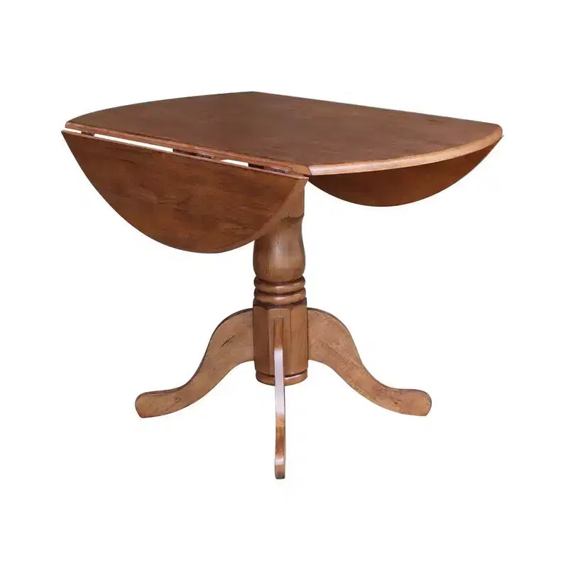 42 Mase Dual Drop Leaf Table with 2 X Back Chairs - International Concepts