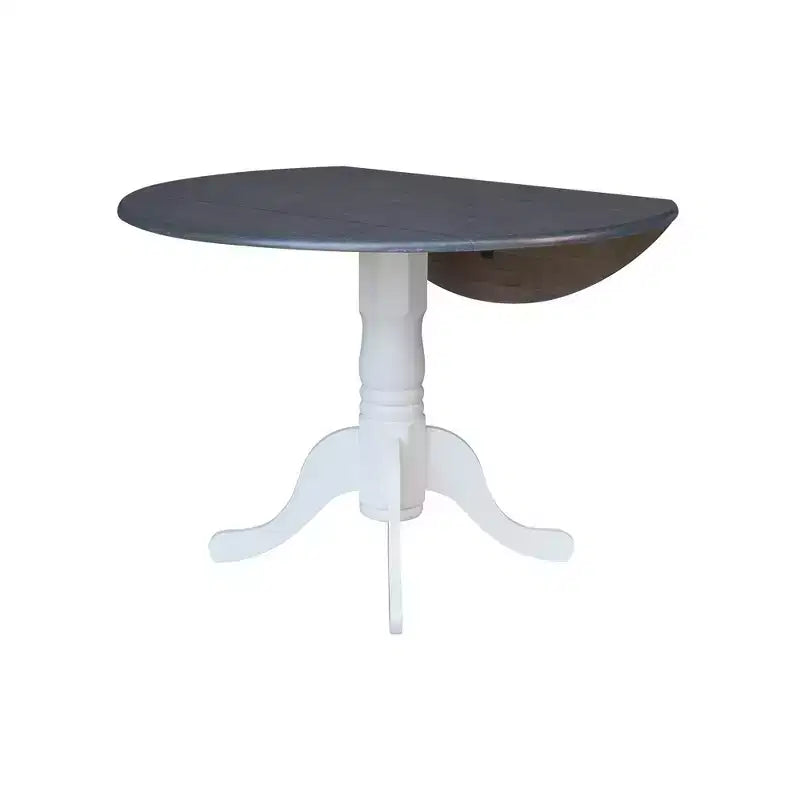 42 Mase Dual Drop Leaf Table with 2 X Back Chairs - International Concepts