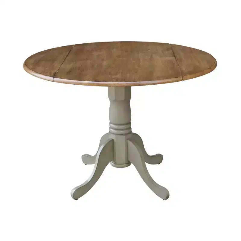 42 Mase Dual Drop Leaf Table with 2 X Back Chairs - International Concepts