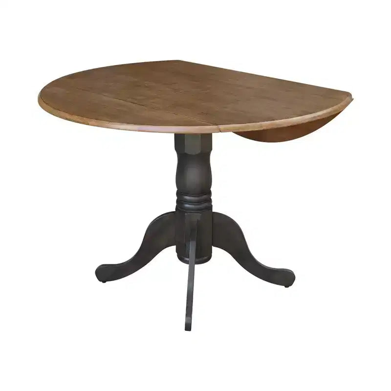 42 Mase Dual Drop Leaf Table with 2 X Back Chairs - International Concepts
