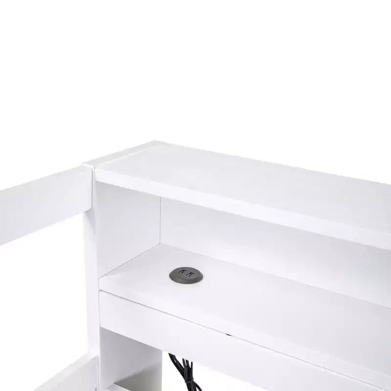 Whisen Twin XL Wood Daybed with 2 Trundles, 3 Storage Cubbies, 1 Light for Free and USB Charging Design