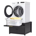 Black / White Heavy-Duty Metal Washer & Dryer Pedestal Stand ¨C Single Unit, Anti-Vibration