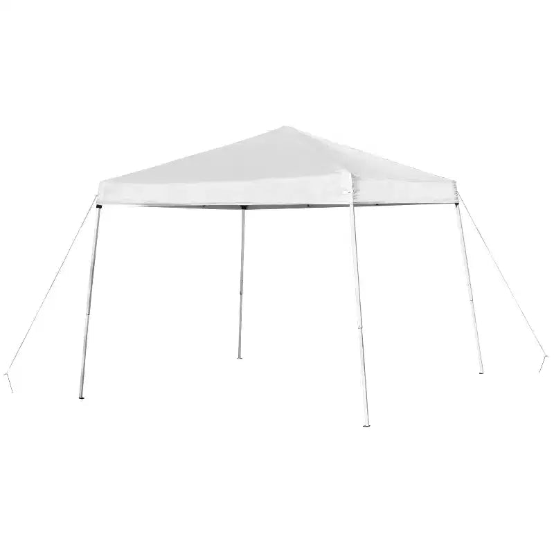 Emma and Oliver Outdoor Event/Tailgate Set with Pop Up Event Canopy with Carry Bag, Bi-Fold Table and 4 Folding Chairs