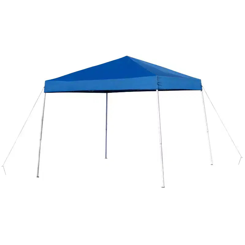 Emma and Oliver Outdoor Event/Tailgate Set with Pop Up Event Canopy with Carry Bag, Bi-Fold Table and 4 Folding Chairs