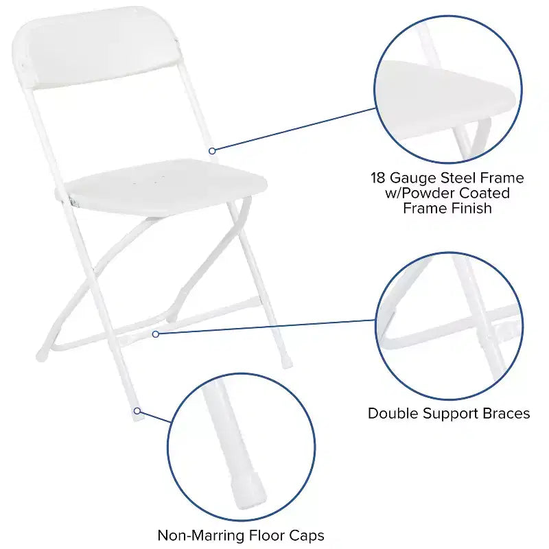 Emma and Oliver Outdoor Event/Tailgate Set with Pop Up Event Canopy with Carry Bag, Bi-Fold Table and 4 Folding Chairs