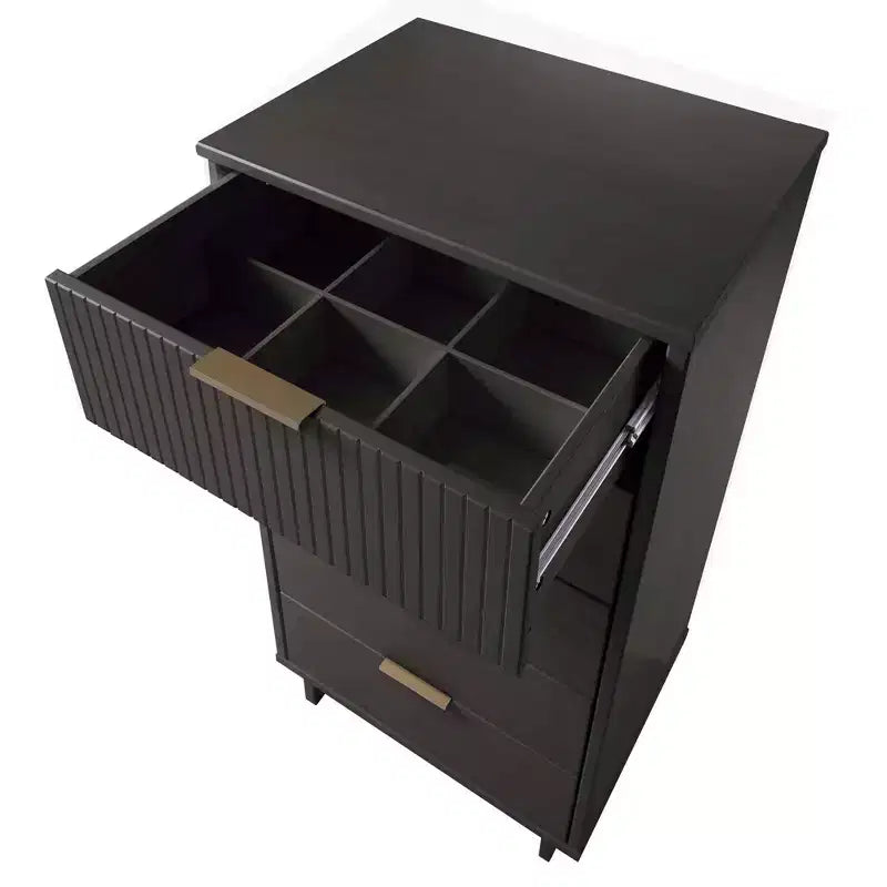 Manhattan Comfort 3pc Granville Chest with Single Dresser and Double Dresser Bedroom Set