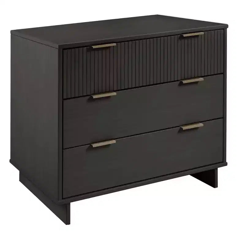 Manhattan Comfort 3pc Granville Chest with Single Dresser and Double Dresser Bedroom Set