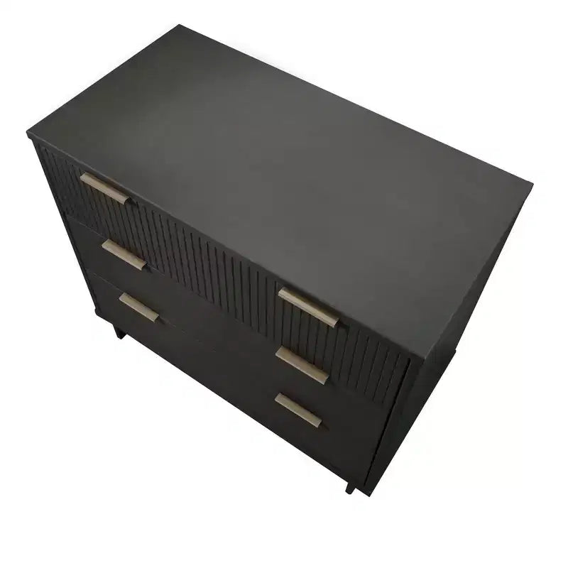 Manhattan Comfort 3pc Granville Chest with Single Dresser and Double Dresser Bedroom Set