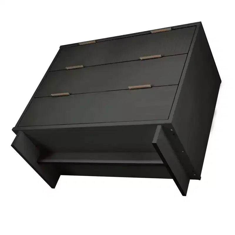 Manhattan Comfort 3pc Granville Chest with Single Dresser and Double Dresser Bedroom Set