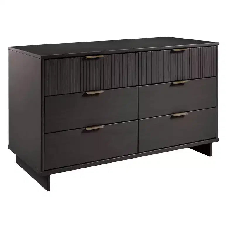 Manhattan Comfort 3pc Granville Chest with Single Dresser and Double Dresser Bedroom Set