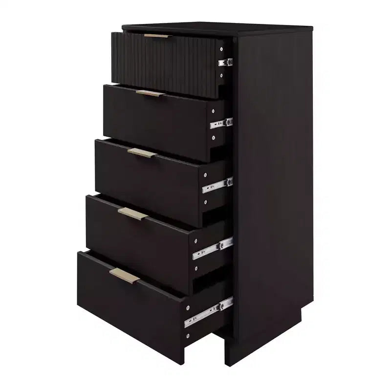 Manhattan Comfort 3pc Granville Chest with Single Dresser and Double Dresser Bedroom Set