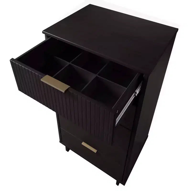 Manhattan Comfort 3pc Granville Chest with Single Dresser and Double Dresser Bedroom Set