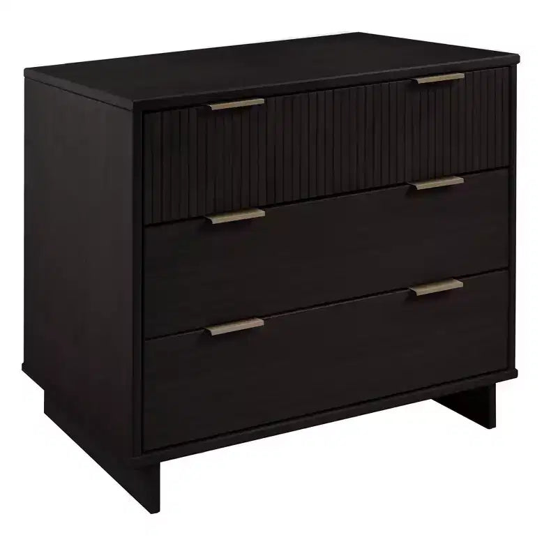 Manhattan Comfort 3pc Granville Chest with Single Dresser and Double Dresser Bedroom Set