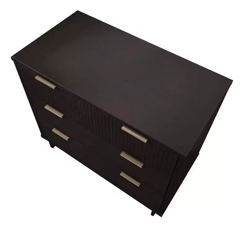 Manhattan Comfort 3pc Granville Chest with Single Dresser and Double Dresser Bedroom Set