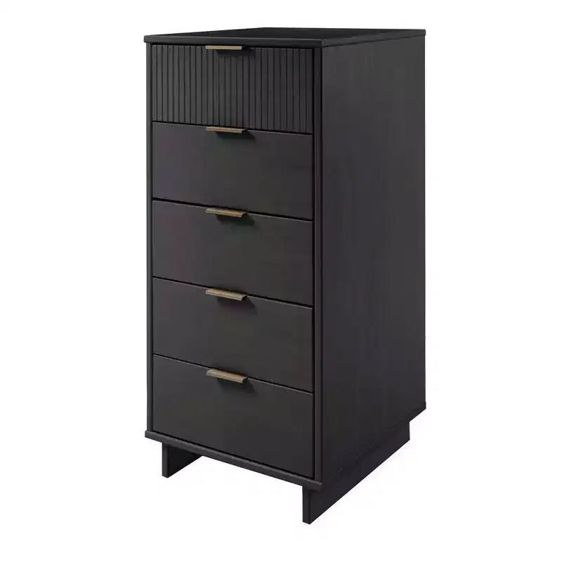Manhattan Comfort 3pc Granville Chest with Single Dresser and Double Dresser Bedroom Set