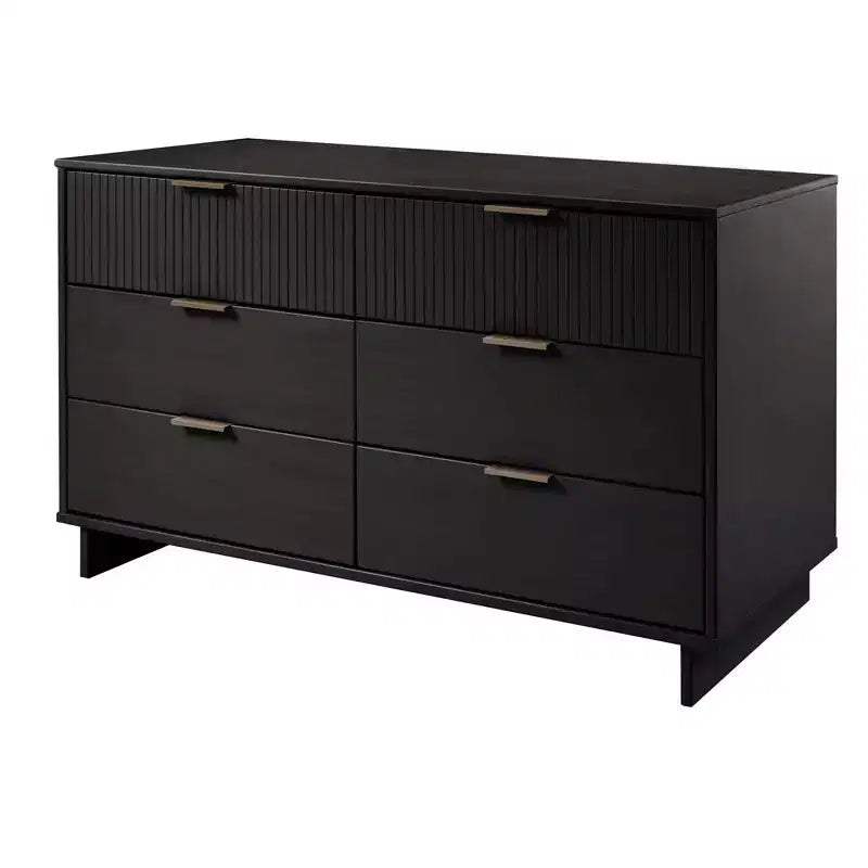Manhattan Comfort 3pc Granville Chest with Single Dresser and Double Dresser Bedroom Set