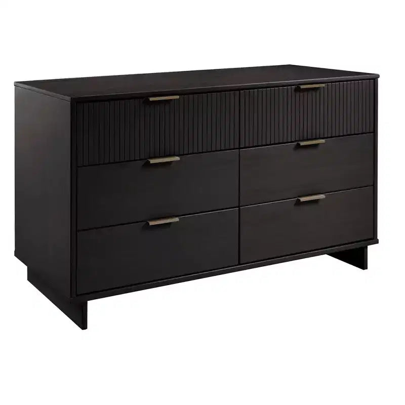 Manhattan Comfort 3pc Granville Chest with Single Dresser and Double Dresser Bedroom Set