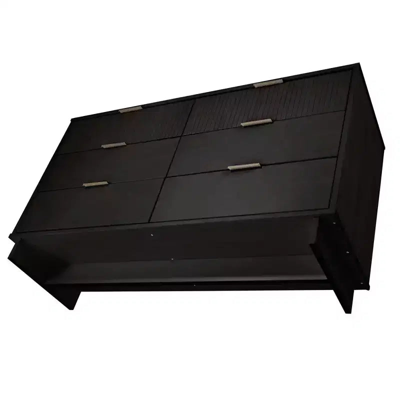 Manhattan Comfort 3pc Granville Chest with Single Dresser and Double Dresser Bedroom Set
