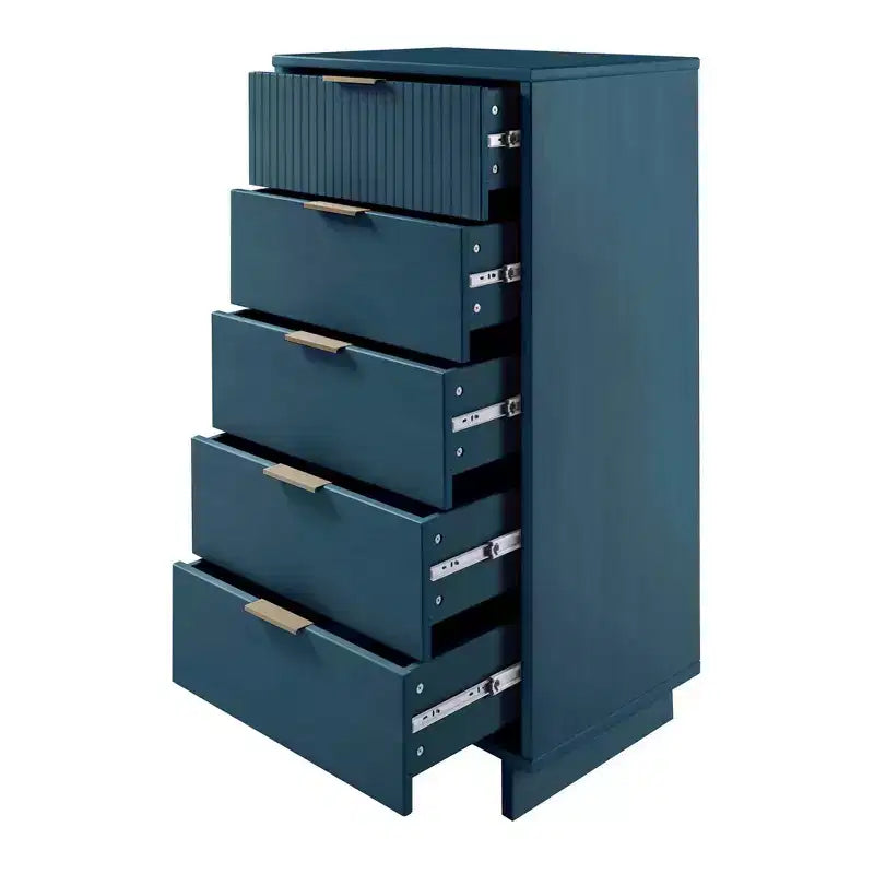 Manhattan Comfort 3pc Granville Chest with Single Dresser and Double Dresser Bedroom Set