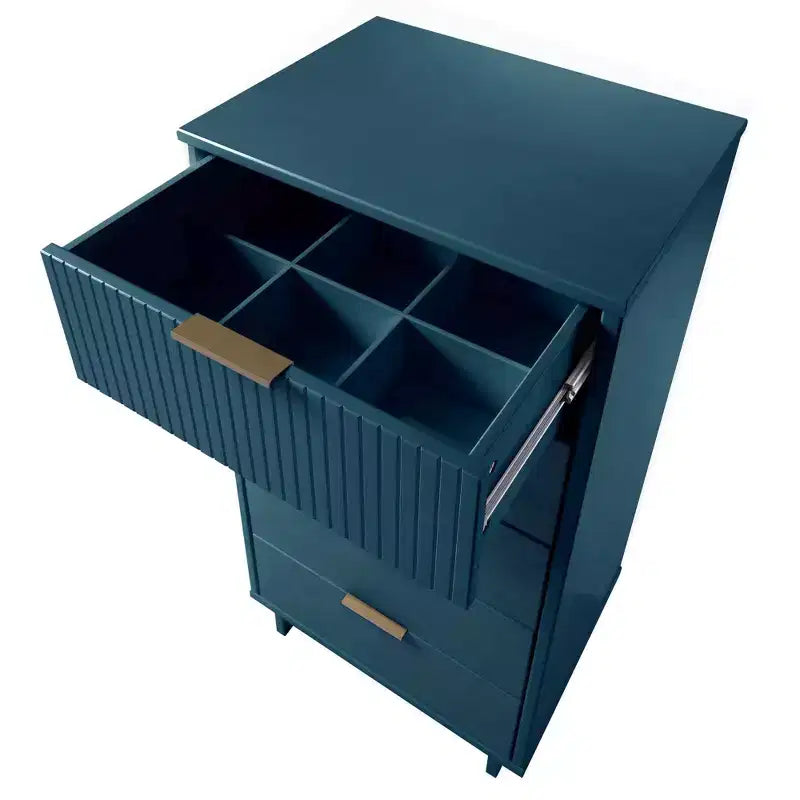 Manhattan Comfort 3pc Granville Chest with Single Dresser and Double Dresser Bedroom Set