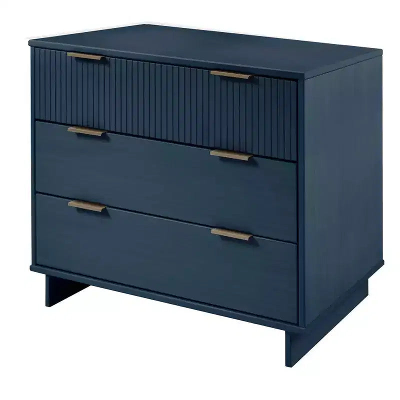 Manhattan Comfort 3pc Granville Chest with Single Dresser and Double Dresser Bedroom Set