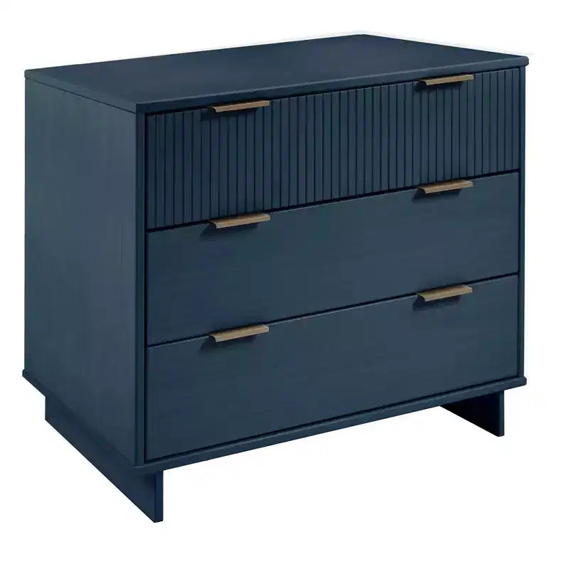 Manhattan Comfort 3pc Granville Chest with Single Dresser and Double Dresser Bedroom Set