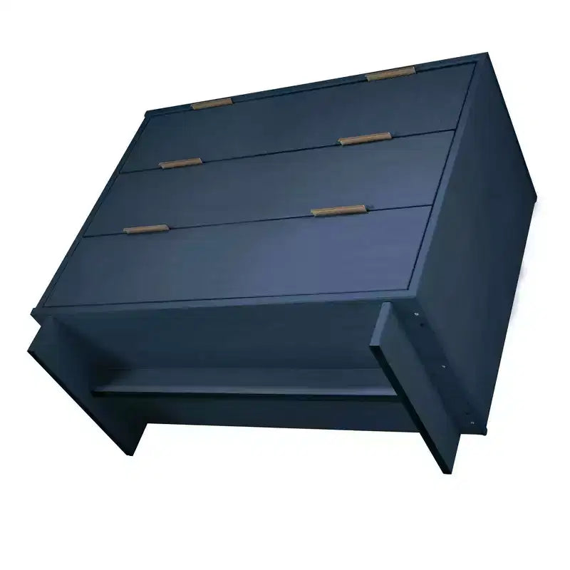 Manhattan Comfort 3pc Granville Chest with Single Dresser and Double Dresser Bedroom Set