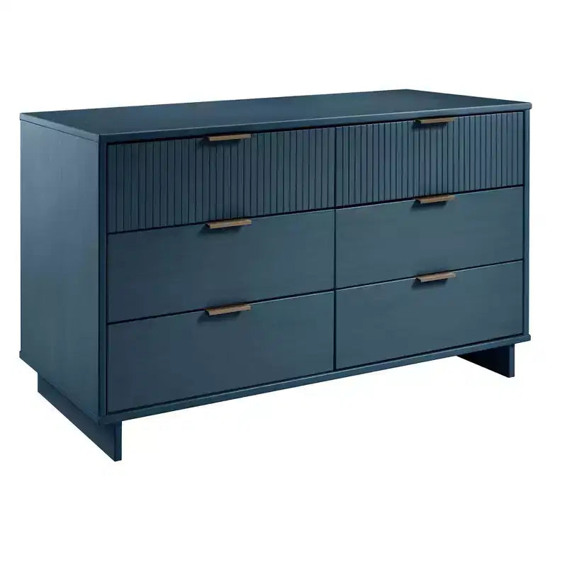 Manhattan Comfort 3pc Granville Chest with Single Dresser and Double Dresser Bedroom Set