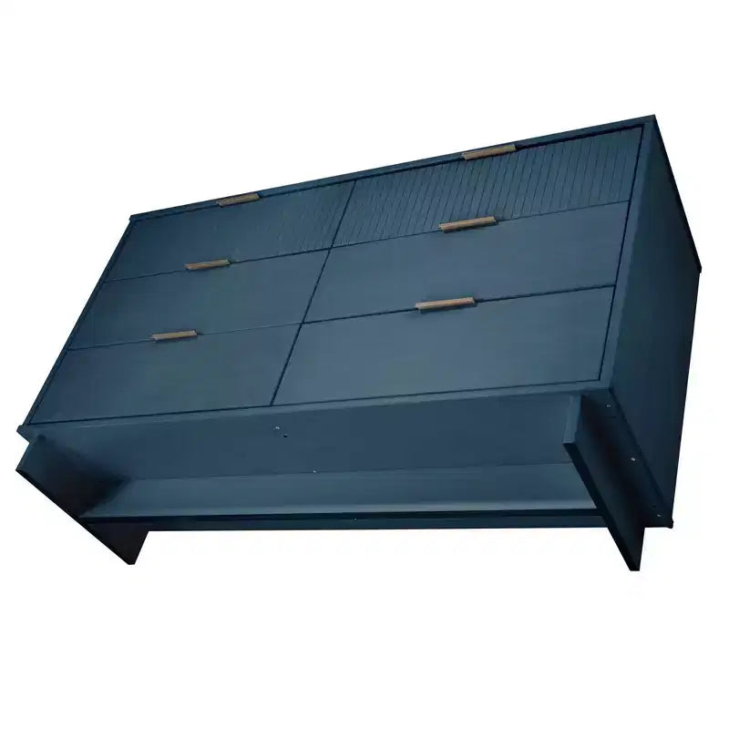 Manhattan Comfort 3pc Granville Chest with Single Dresser and Double Dresser Bedroom Set