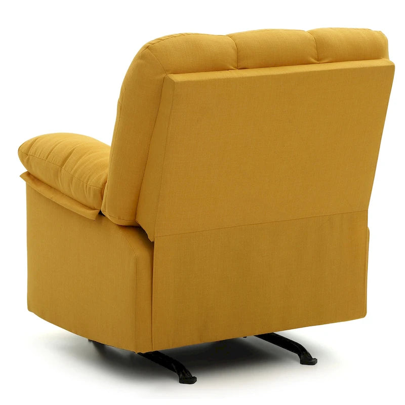 Fauteuil inclinable relax en similicuir avec accoudoirs rembourrés