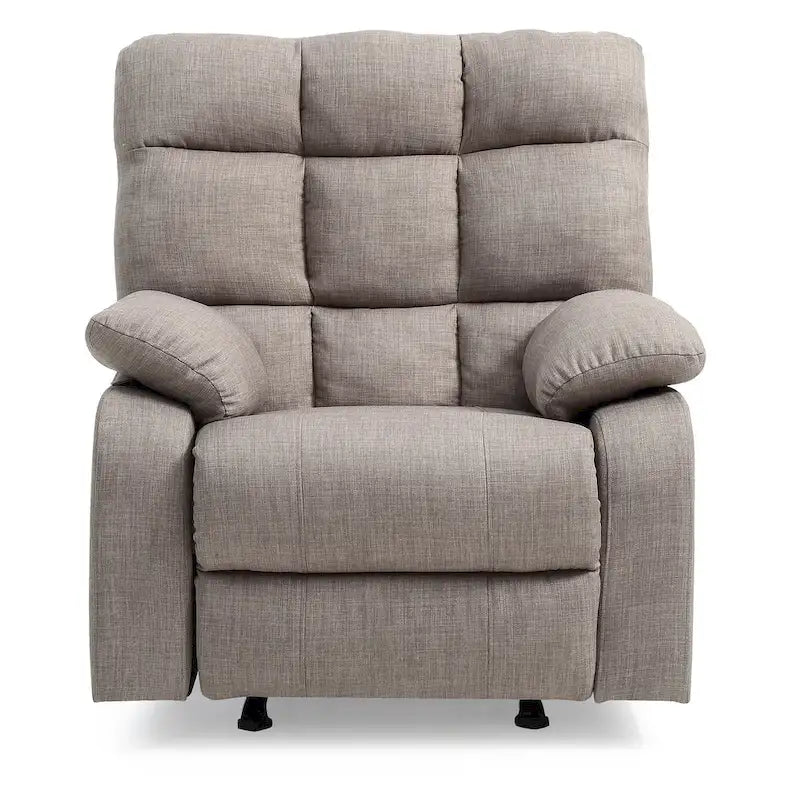 Fauteuil inclinable relax en similicuir avec accoudoirs rembourrés
