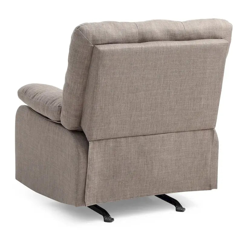 Fauteuil inclinable relax en similicuir avec accoudoirs rembourrés