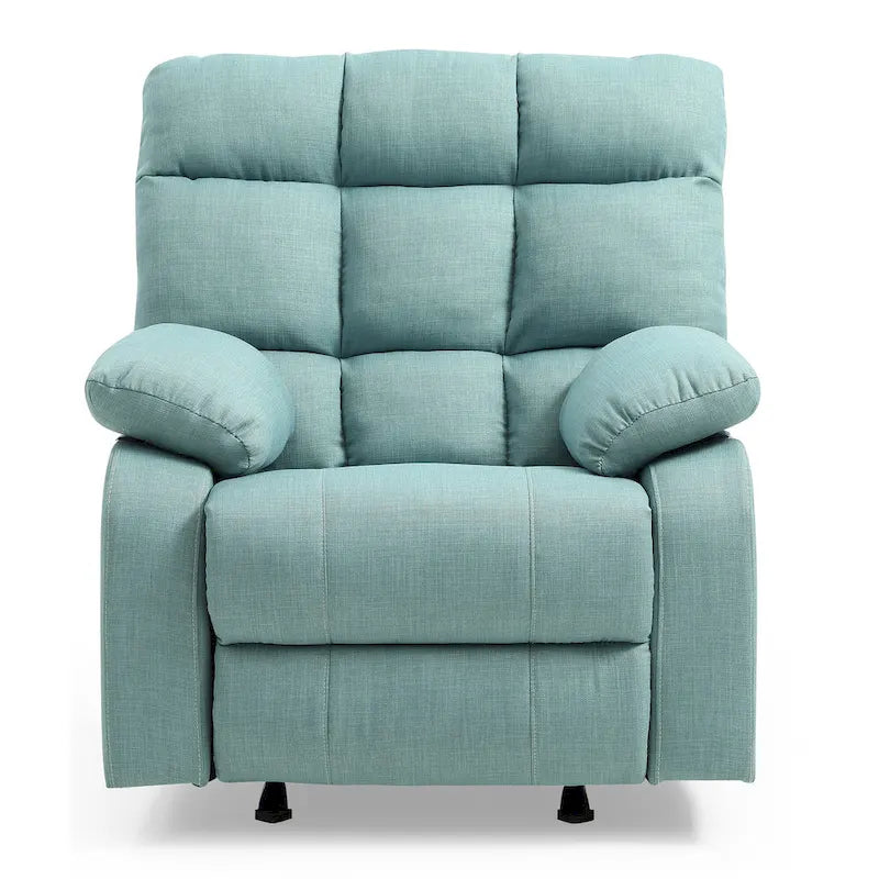 Fauteuil inclinable relax en similicuir avec accoudoirs rembourrés