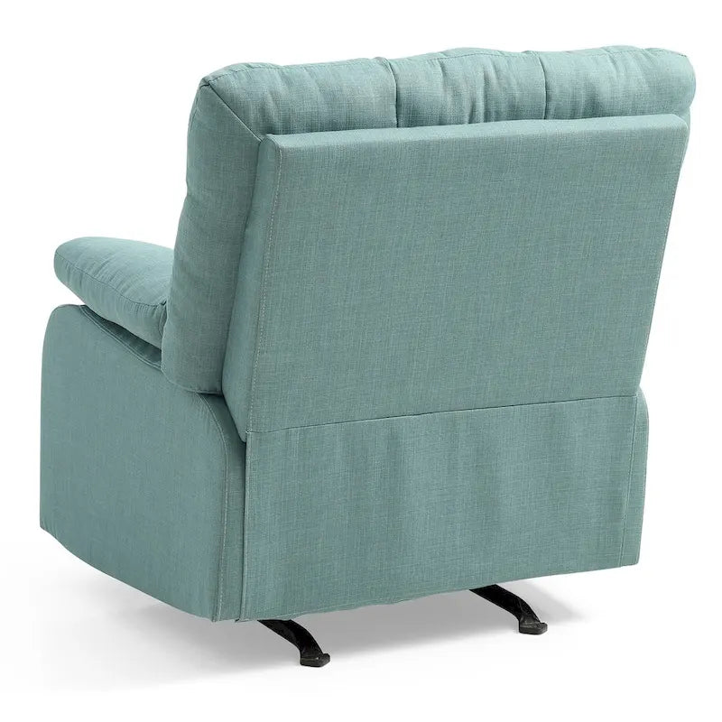 Fauteuil inclinable relax en similicuir avec accoudoirs rembourrés