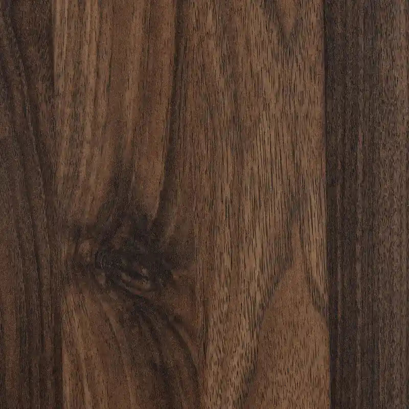 Table de chevet contemporaine à 2 tiroirs avec finition aspect bois