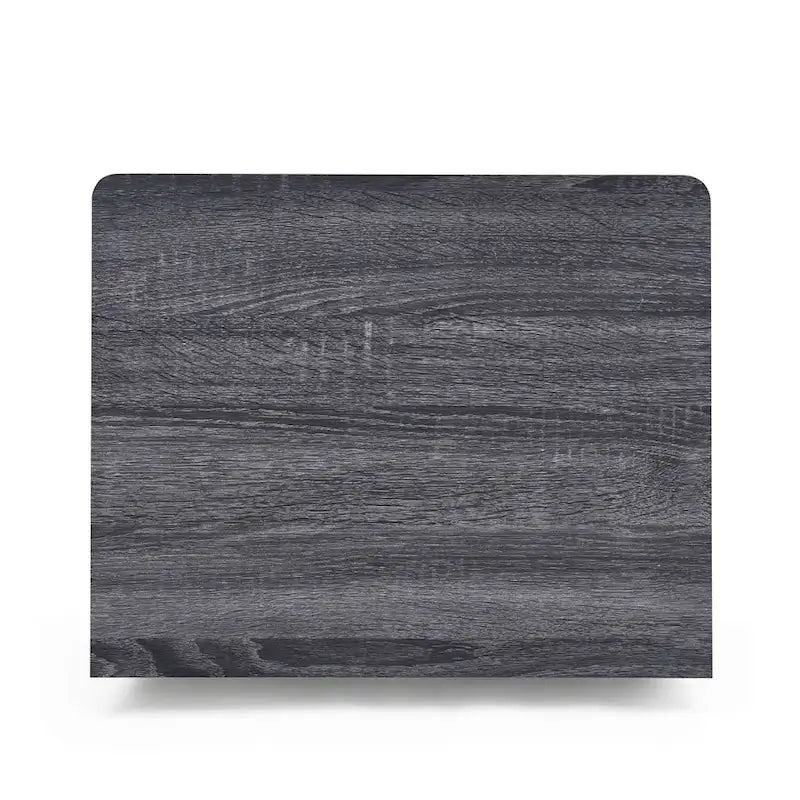 Table de chevet contemporaine à 2 tiroirs avec finition aspect bois