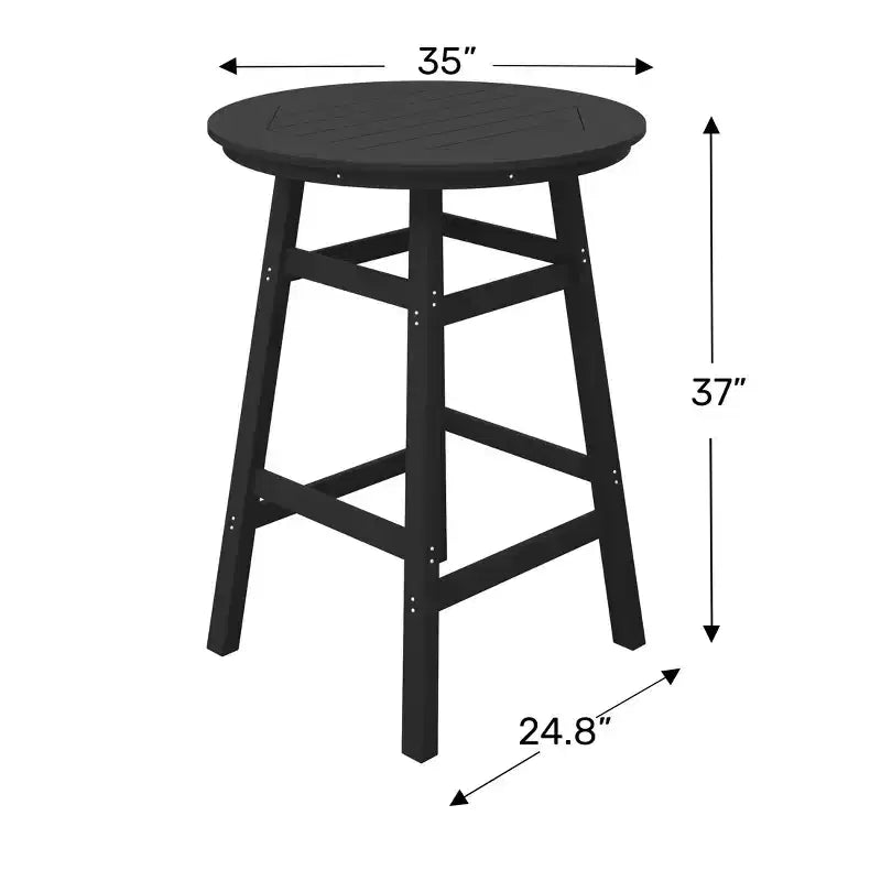 WestinTrends Malibu All Weather Hdpe Outdoor Patio Bar Height Dining Set (5-Piece)