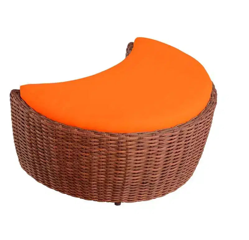 Jiallo Romantic Collection outdoor 6-piece Ottoman set