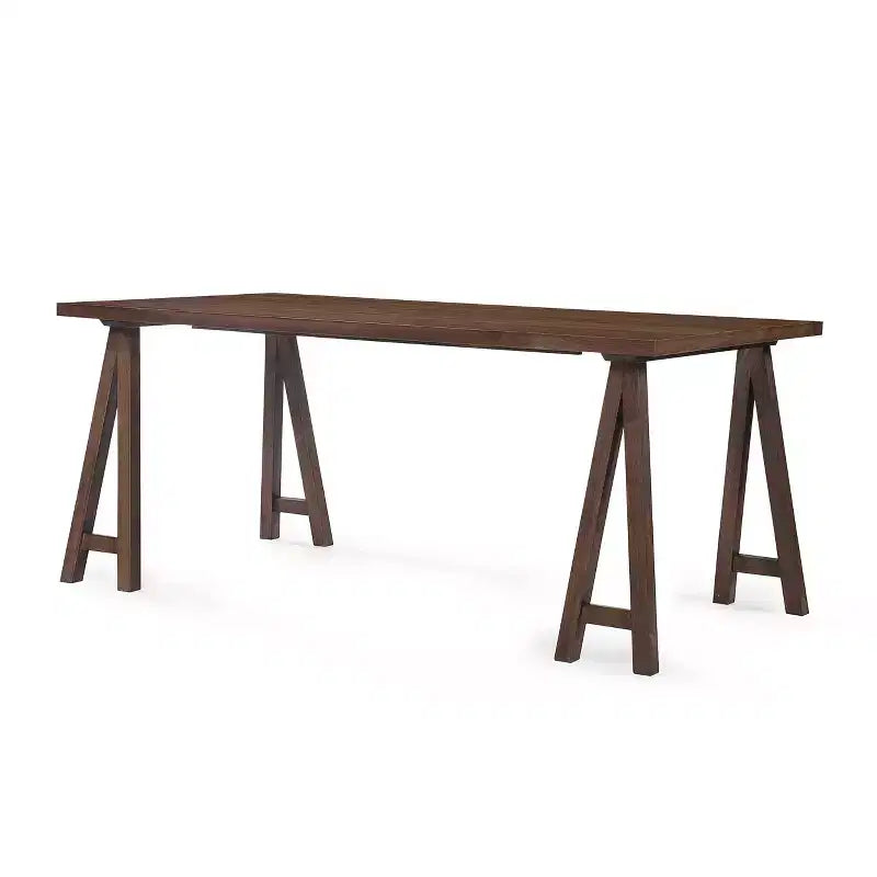 GDFStudio Camilla 7 Pieces Faux Leather Upholstered Rubber Wood Dining Set