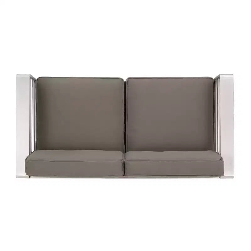 Cape Coral 5pc Aluminum and MGO Seating Set with Fire Table - Christopher Knight Home
