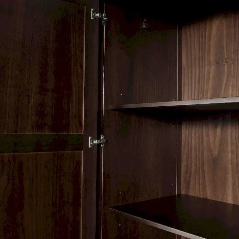 2-Door Solid Wood Armoire - 41x72x22