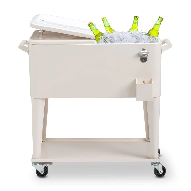 80QT Iron Spray Cooler with Shelf