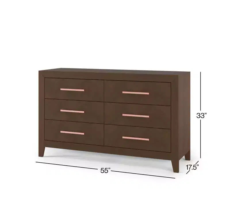 Child Craft Kieran Crib, Double Dresser and Chest Nursery Set, 3-Piece, Includes 4-in-1 Convertible Crib, Dresser and Chest